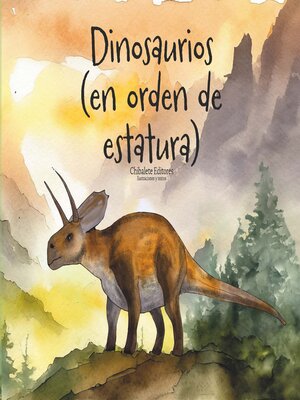 cover image of Dinosaurios. (En orden de estatura)